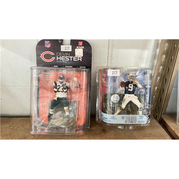 NFL ACTION FIGURES - DEVIN CHESTER & TONY ROMO