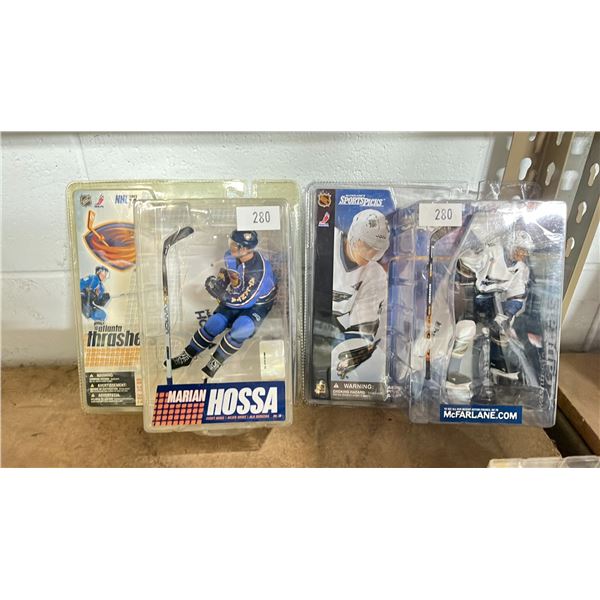 NHL ACTION FIGURES - MARIAN HOSSA & JAROMIR JAGR