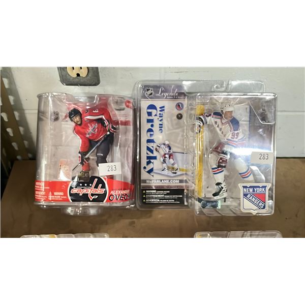 NHL ACTION FIGURES - WAYNE GRETZKY &  ALEXANDER OVECHKIN
