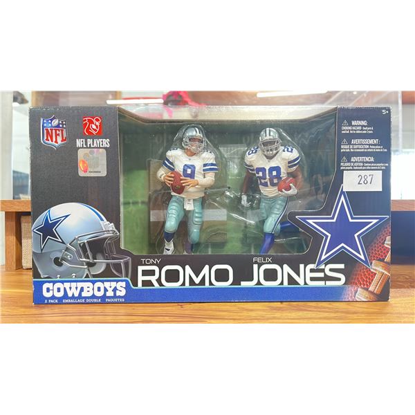 NFL ACTION FIGURES - TONY ROMO & FELIX JONES