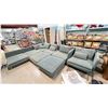 Image 1 : TEAL COUCH - APPROX. 13'W X 9.5'D X 28"H