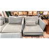 Image 2 : TEAL COUCH - APPROX. 13'W X 9.5'D X 28"H