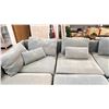 Image 3 : TEAL COUCH - APPROX. 13'W X 9.5'D X 28"H