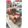 Image 1 : BROWN LA-Z-BOY LEATHER CHAIR