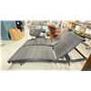 Image 1 : TWO RATTAN OUTDOOR PATIO LOUNGERS