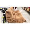 Image 2 : BROWN MODERN LOOK COUCH