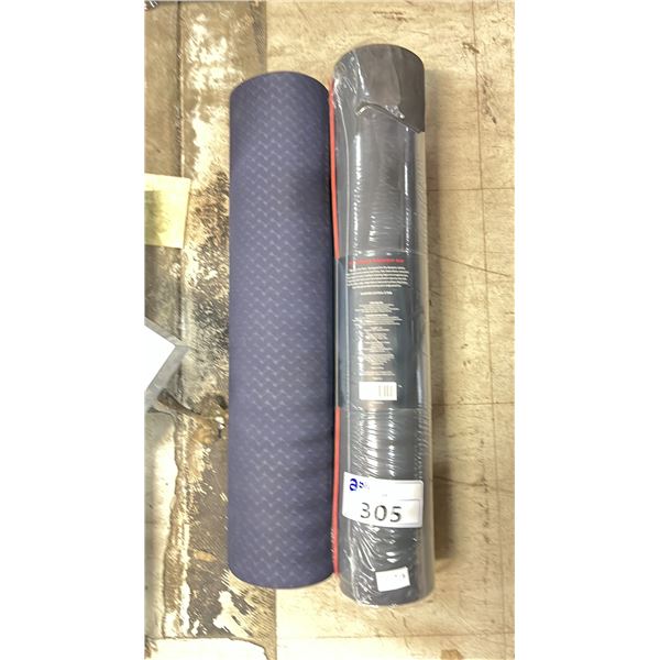 TWO EXERCISE MATTS