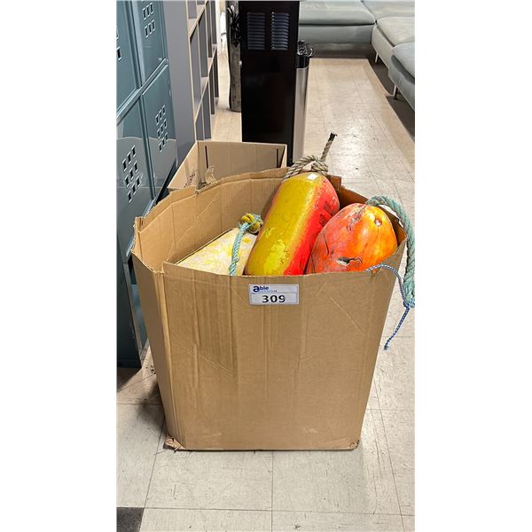 BOX OF BUOYS
