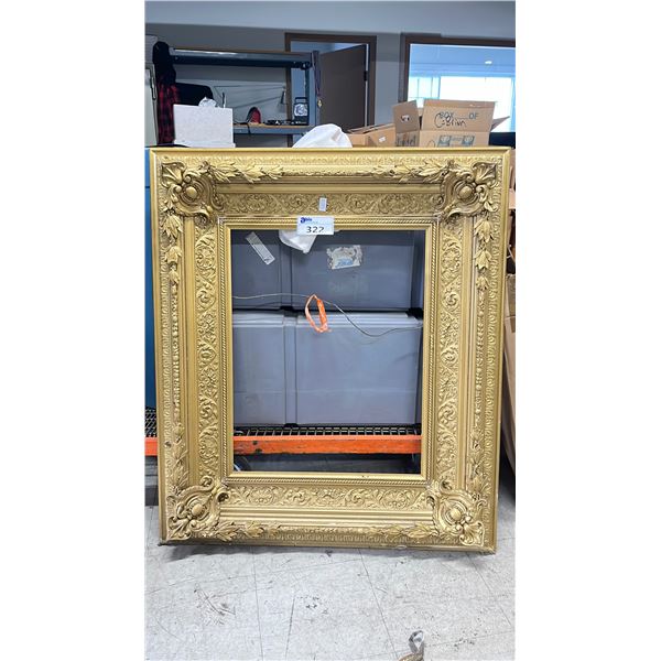 VINTAGE LOOK GOLD FRAME *NO GLASS*