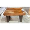 Image 2 : WOODEN TOP METAL LEG STOOL