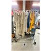 Image 1 : CLOTHING RACK WITH CONTENTS - COSTUMES & VINTAGE DRESSES *RACK INCLUDED*