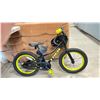 Image 1 : TREK PRECALIBER SINGLE SPEED CHILDRENS BIKE WITH HELMET & TRAINING WHEELS