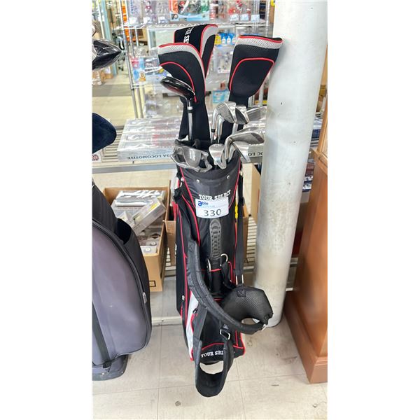 TOUR SELECT GOLF BAG WITH CLUBS