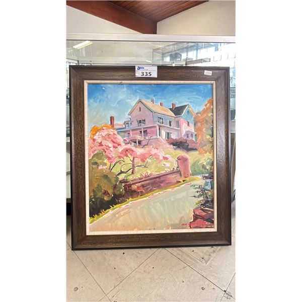 FRAMED OIL PAINTING BY DAVID BEYNON