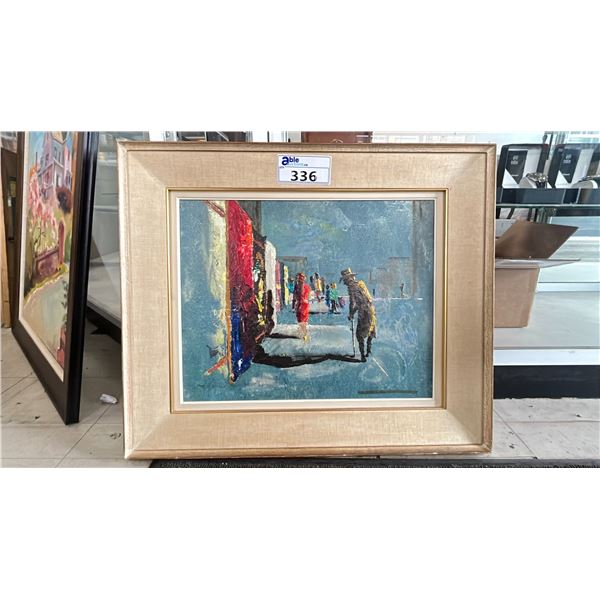 FRAMED OIL PAINTING