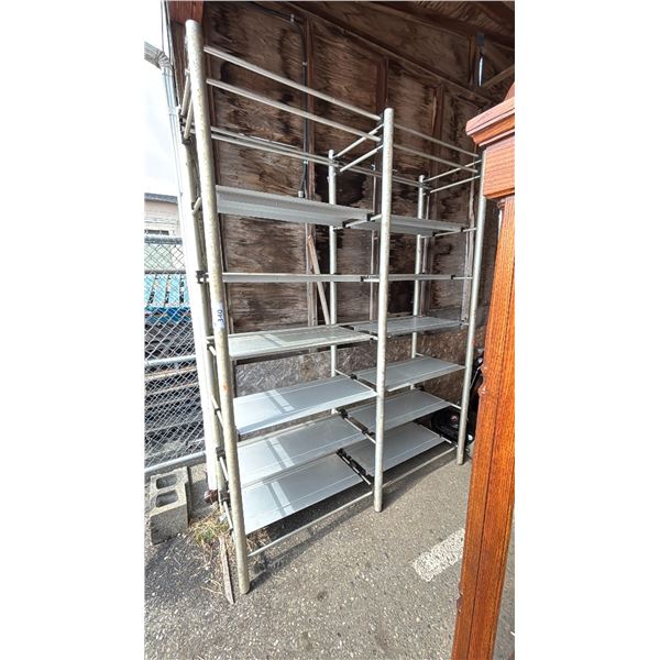 12 SECTION HEAVY DUTY STORAGE SHELF - APPROX. 72 W X 23 D X 95 H