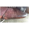 Image 4 : 2 LEATHER THREE SEATER SOFAS