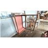 Image 3 : WOODEN FRAME GLASS DOOR STORAGE CABINET