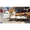 Image 1 : 4 ANTIQUE CHAIRS - 2 WITH ARMS