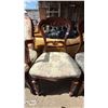 Image 2 : 4 ANTIQUE CHAIRS - 2 WITH ARMS