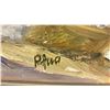 Image 2 : FRAMED OIL PAINTING BY P. AUA