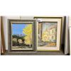 Image 1 : (2) FRAMED SIGNED PAINTINGS: 1 BY R.B. ZEKAN & 1 UNKNOWN