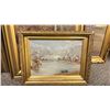 Image 2 : 5 ASSORTED FRAMED FRAMED PAINTINGS