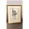 Image 3 : (2) FRAMED ANIMAL PAINTINGS BY SALLY HEWITT