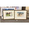 Image 2 : (4) ASSORTED FRAMED PRINTS