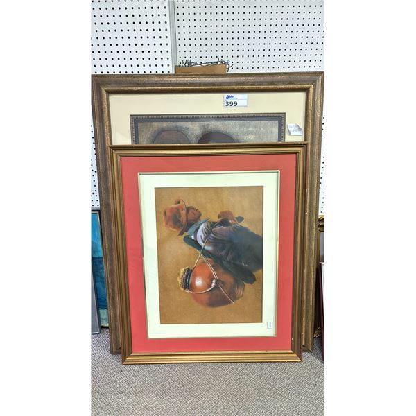 4 ASSORTED FRAMED PRINTS