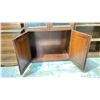 Image 3 : DARK WOODEN FOUR DOOR CHINA CABINET - APPROX. 36"W X 17"H X 78"H