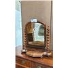 Image 2 : BARLEY TWIST MAHOGANY VANITY MIRROR  & 3 DOOR 3 DRAWER CABINET