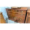 Image 3 : BARLEY TWIST MAHOGANY VANITY MIRROR  & 3 DOOR 3 DRAWER CABINET