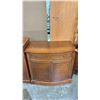 Image 3 : MAHOGANY DUNCAN PHYFE DINING ROOM SET WITH 6 SHIELD BACK CHAIRS ( 10 PIECE SET ) - TABLE MEASURES