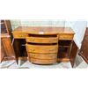 Image 4 : MAHOGANY DUNCAN PHYFE DINING ROOM SET WITH 6 SHIELD BACK CHAIRS ( 10 PIECE SET ) - TABLE MEASURES