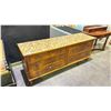 Image 2 : 5 DRAWER TILE TOP DRESSER - APPROX. 69"W X 20"D X 28"H