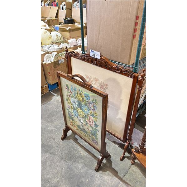 VINTAGE TAPESTRY IN FRAMED FIRE SCREENS