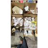Image 1 : PALLET OF GLASSWARE, LAMPS WITH SHADES, MUGS, CREAMERS, DECOR & MORE *MUST TAKE ALL ON PALLET*