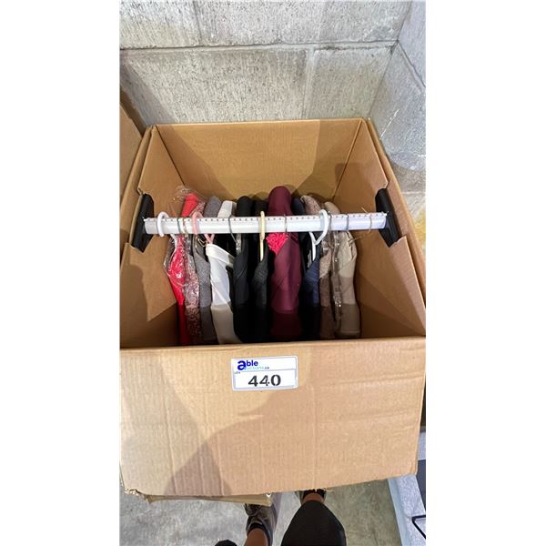 WARDROBE BOX OF CLOTHING
