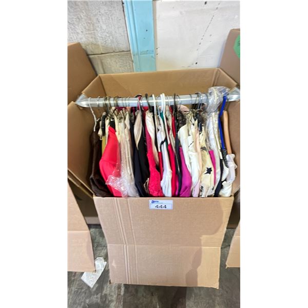WARDROBE BOX OF CLOTHING
