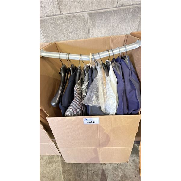 WARDROBE BOX OF CLOTHING