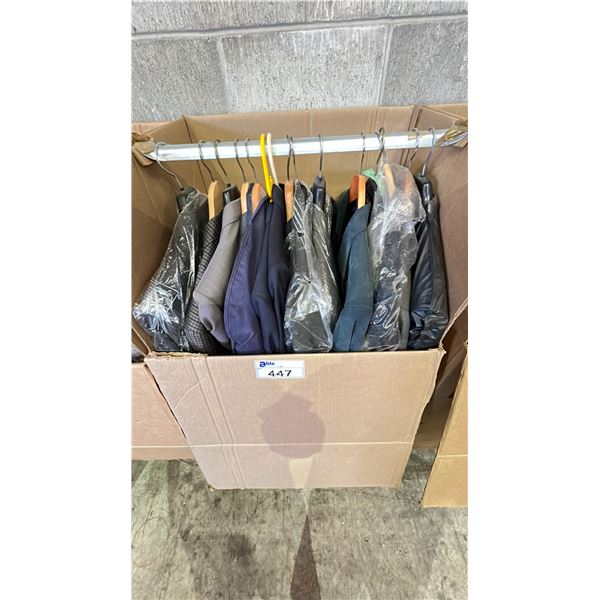 WARDROBE BOX OF CLOTHING