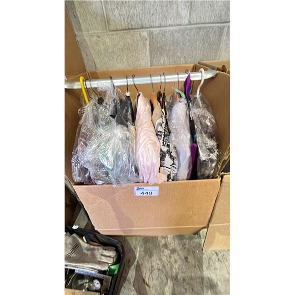 WARDROBE BOX OF CLOTHING