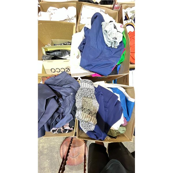 PALLET OF ASSORTED CLOTHING & SHOES *MUST TAKE ALL ON PALLET*
