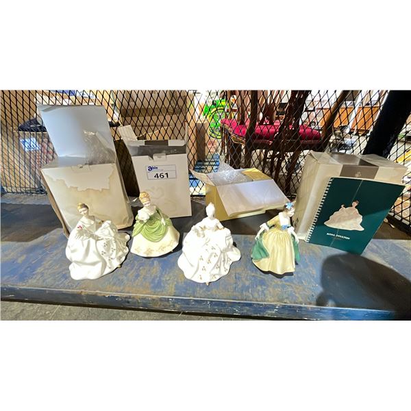 4 ROYAL DOULTON FIGURES