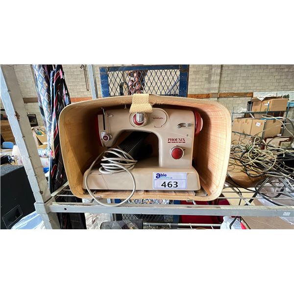 PHOENIX GLORIA VINTAGE SEWING MACHINE WITH CASE & PEDAL