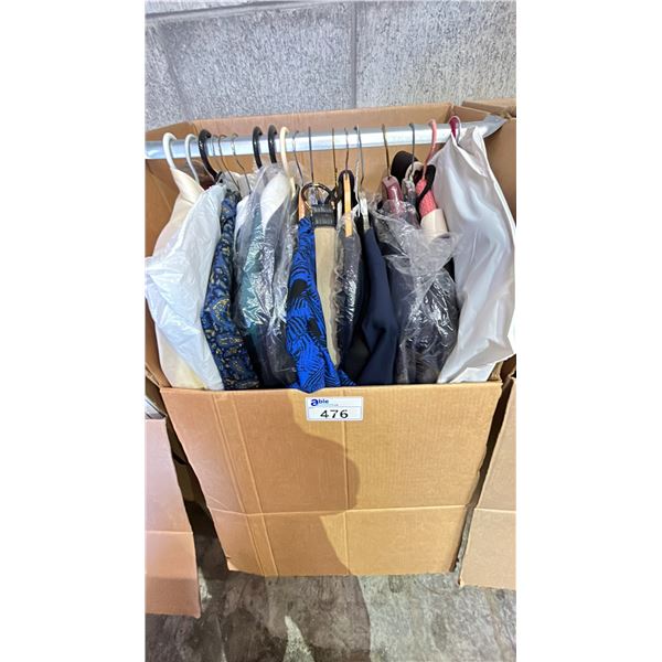 WARDROBE BOX OF CLOTHING