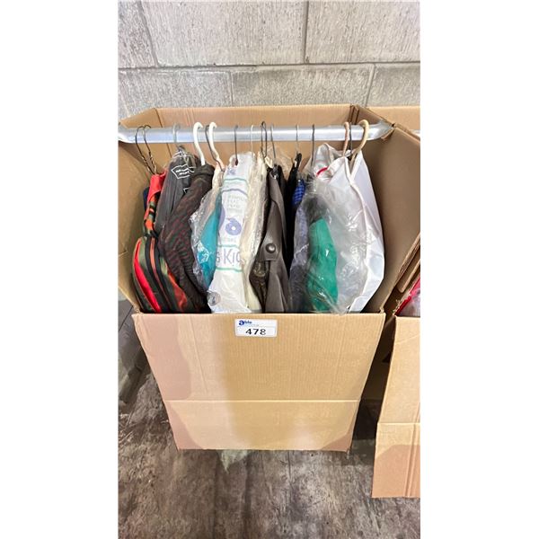 WARDROBE BOX OF CLOTHING