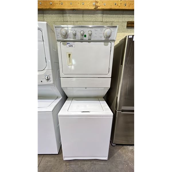 WHIRLPOOL THIN TWIN STACKING WASHER & DRYER