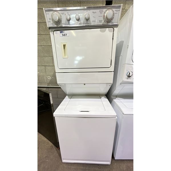 WHIRLPOOL THIN TWIN STACKING WASHER & DRYER